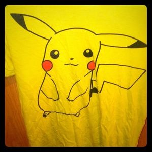 Yellow Pikachu shirt